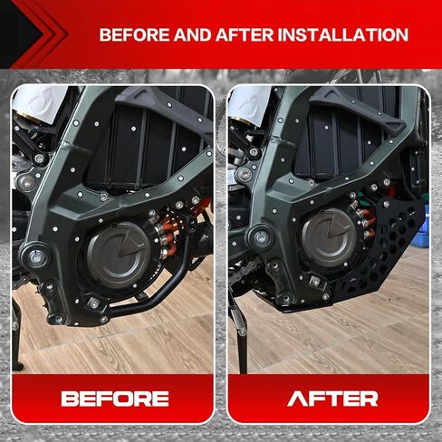 لوحة انزلاق المحرك لـ Sur Ron Ultra Bee 2022 2023، دراجة نارية شديدة التحمل Pro ممتدة بإطار سفلي سفلي هيكل مستنقع غطاء حماية للدراجة الترابية in Kuwait