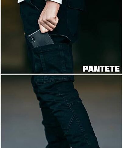 Pantete Mens Slim Fit Jeans 7 Pockets Stretch Skinny Denim Pencil Pants Nova Fashion in Saudi Arabia