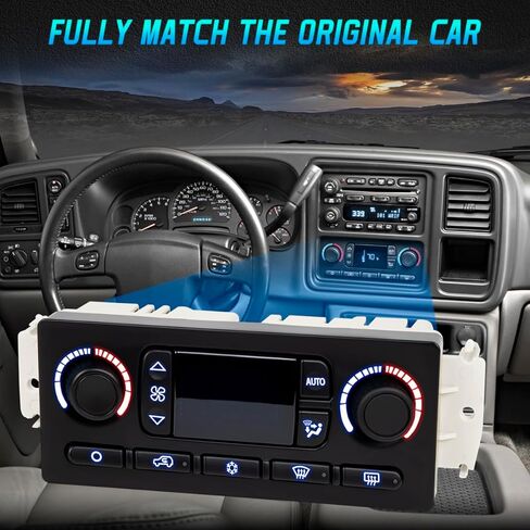 599-211XD وحدة التحكم في المناخ، لوحة تحكم التيار المتردد، وحدة التحكم HVAC المتوافقة مع جي إم سي سييرا يوكون إنفوي، لسيارة شيفروليه تاهو تشيفي سيلفرادو لكاديلاك هامر بويك أولدزموبيل in Kuwait