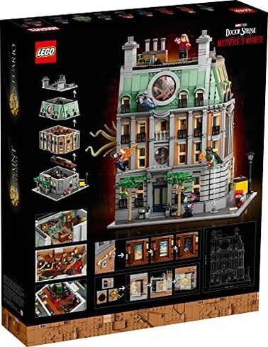 LEGO Marvel Sanctum Sanctorum 76218, 3-Story Modular Building Set, Avengers Movie Collectible, 9 Minifigures Including Doctor Strange, Wong, Spider-Man, Iron Man and The Scarlet Witch in Saudi Arabia