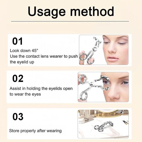 أداة العدسات اللاصقة، أدوات مساعدة ارتداء العدسات اللاصقة، مساعد العدسات اللاصقة، راحة ودقة معززة، حجم مناسب للسفر، عدسات لاصقة لإدخال أو إزالة العدسات اللاصقة، مريحة in Saudi Arabia