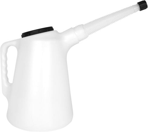 ZE757W - موزع زيت بولي إيثيلين سعة 5 لتر مع صنبور مرن in Kuwait