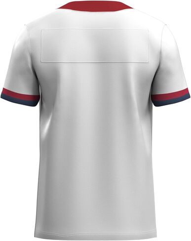 جيرسي ممارسة كرة القدم سادة فارغة للرجال الأولاد الشباب أبيض أسود أزرق أحمر رياضي تي شيرت جيرسي in Kuwait