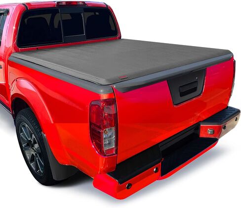 غطاء سرير شاحنة ناعم قابل للطي من MaxMate متوافق مع 2005-2021 Nissan Frontier؛ 2009-2012 سوزوكي خط الاستواء | سرير 6 أقدام (73 بوصة) | TCN169035 in Kuwait
