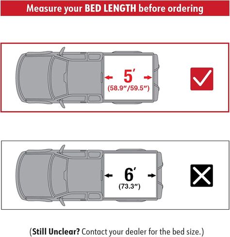 غطاء سرير شاحنة ناعم قابل للطي من MaxMate متوافق مع 2005-2021 Nissan Frontier؛ 2009-2012 سوزوكي خط الاستواء | سرير 6 أقدام (73 بوصة) | TCN169035 in Kuwait