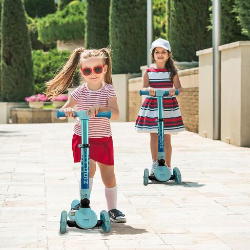 Flyte Three Wheeled Folding Scooter - Foldable Kick Scooter with Light Up Wheels and Adjustable Height for Girls and Boys Ages 3+ in Saudi Arabia