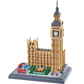 Real Big Ben Micro Building Blocks Set for Adults 6473 PCS - World Famous Architecture Model Toys Presents for Kid Age of 14+