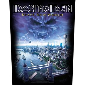 XLG Iron Maiden Brave New World Back Patch Band Heavy Metal Band على زين