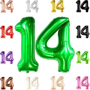 KatchOn Giant, 40 Inch Hot Pink 14 Balloons for 14th Birthday Decorations for Girls