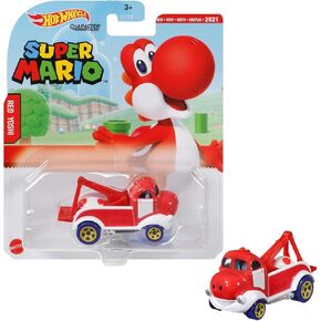 عجلات Hot Wheels Cars 2021 Super Mario - Red Yoshi