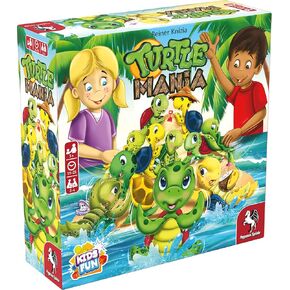 Mania Turtle - لعبة لوحية من Pegasus Spiele 2-4 لاعبين - ألعاب الطاولة للعائلة - 15-25 دقيقة من اللعب - ألعاب للعبة العائلية - الأطفال والبالغين الذين تتراوح أعمارهم بين 5 سنوات - إصدار اللغة الإنجليزية