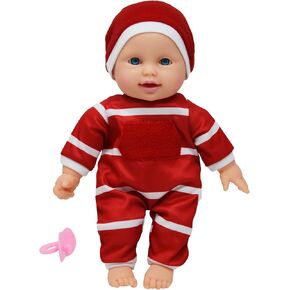 The New York Doll Collection 11 inch Soft Body Baby Doll in Gift Box - 11" Baby Doll Toy for Kids, Boys, Girls and Toddlers - Baby Doll Pacifier Accessory Included