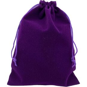 Palmhomee Pack of 12 8x12 Inch Velvet Carphring Bags Bag Pouch Velvet Pouch لحضور حفل زفاف المجوهرات وصالح الحفلات (ألوان مختلطة)