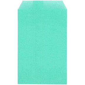 Quotidian Baby Pink Flat Large Greaseproof Paper Sandwich Bags 6 3/4" x 8'' (17 x 20.3cm) Pack of 100 - Bakery Cookies Candies Dessert Chocolate in Kuwait