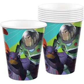 أكواب Lightyear - 9 أوقية. | متعدد الألوان | 8 أجهزة كمبيوتر.