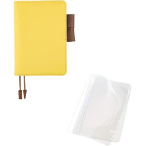 غلاف مخطط Hobonichi Techo: مجموعة تغطية Caramel Pudding و A6 Clear Cover