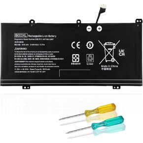 BND GM02XL 917725-855 HSTNN-DB7X Laptop Battery Compatible with HP Chromebook X360 11 G1 G6 G7 EE Chromebook 14 G5 14-CA000NA Series Notebook 917679-271 HSTNN-UB7M 7.7V 47.3WH 6000mAh