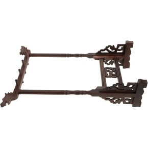 COHEALI Wooden Calligraphy Brush Holder Office & Art Supply Rack