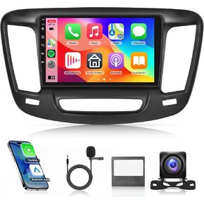 8 Core 4G+64G Android 13 Car Stereo Radio for Chrysler 200 200C 200S 2015-2019, Wireless Carplay Android Auto, Rimoody 9 Inch Touchscreen GPS 4G-WiFi DSP-36 Mirror Link 59-UI Themes BT FM Camera