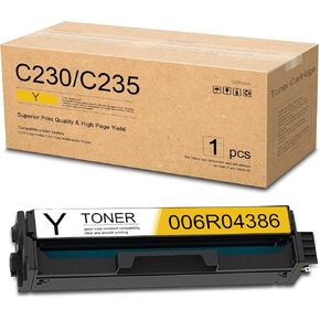 خراطيش الحبر C230/C235 مع رقاقة (4 حزمة ، 1BK/1C/1M/1Y): 006R04383