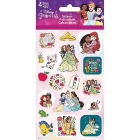 Disney Princess - ملصقات ملصقات - ملصقات قياسية 4 ملصقات قياسية - 4 ورقة