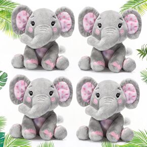 libima 4 pcs elephant elephant legated bulk 6 incs plush plush plush plush sets soft posted posted povers for boys birl