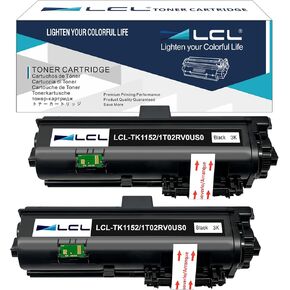 LCL Compatible Toner Cartridge Replacement for Kyocera TK1152 TK-1152 1T02RV0US0 ECOSYS P2235dw M2635dw M2635dn P2235dn M2135dn M2735dn(2-Pack Black)