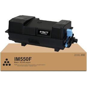 IM550F High Yield Black Toner Cartridge 1 Pack, 418477 Compatible with Ricoh IM 550 550F 600 600SRF P 800 P 801 Printer | 25,500 Pages