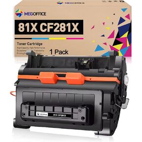 استبدال خرطوشة الحبر المتوافقة مع HP 81x أسود عالي العائد خرطوشة الحبر CF281X CF281A 81A للمؤسسة MFP M605 M605N M606 M630 الطابعة (أسود ، 1 حزمة)