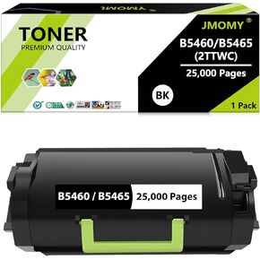 B5460 B5465 High Yield Toner Cartridge 2TTWC 331-9755 Compatible for Dell 2TTWC 331-9755 Toner Cartridge for Dell B5460 B5465 B5460dn B5465dnf (25,000 Pages)