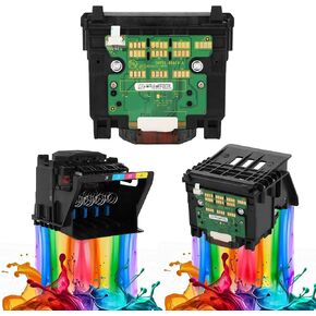 711 PrinThead ، C1Q10A DesignJet Printhead ، متوافق مع HP DesignJet T530 T525 T520 T130 T125 T120 T100 طابعات مؤامرة كبيرة التنسيق ، ومطبوعات هشية ومتانة طويلة - دائمة (حزمة واحدة)