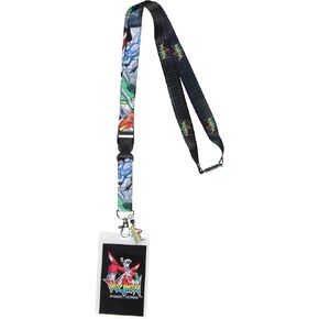 Voltron Defender of The Universe ID Lanyard Badge Holder Voltron Series Character Card Voltron Text Rubber Charm Pendant