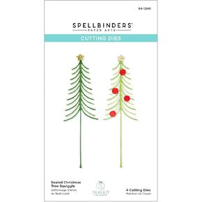 يموت Spellbinders مغلق شجرة عيد الميلاد المحفورة ، واحد