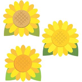 Sunflower Bulletin Board Cutouts - Educational - 48 Pieces