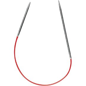 Addi 'Sockwonder' Lace Circular Needles 25cm/10, 3mm (US# 2), EasyKnit Rocket (EU Version) with red Cord