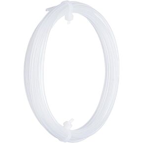 Benecreat 5.47 ياردة لفة BONING BONING ، 3MM PVC شرائح مشد حول أبيض حزام BONING