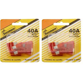 Bussmann (BP/ATC-40-RP 40 Amp ATC Blade Fuse, 5 Count (Pack of 1), Orange