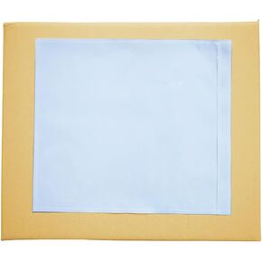 500 PCS 9.5 × 12 مغلفات قائمة تعبئة واضحة متوافقة مع مظاريف التعبئة 8.5 × 11 بوصة لشحن الحقائب المرسلة مع الأكياس المغلقة مع ملصق الفاتورة التعبئة