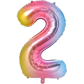 40 بوصة رقم 2 بالونات ، بالون عدد كبير 2 لتخرج عيد ميلاد زواج الاحتفال بالاحتفال بالاحتفال بالاحتفال (الأزرق)