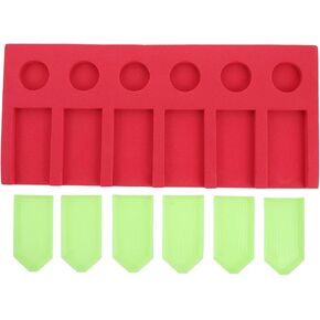 1 Set Diamond Art Tray Painting Accessories Bead Organizer Diamond Dot Art Kits Storage Tray Containers for Glitter Rhinestones,Dimond ond Bead 14.37 X 6.49 X 0.51 Inch