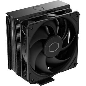 مبرد هواء وحدة المعالجة المركزية Cooler Master Hyper 212 أسود، مروحة SickleFlow 120 Edge، غطاء علوي من الألومنيوم، 4 أنابيب حرارية نحاسية، CryoFuze، طول 152 مم، أقواس AMD Ryzen AM5/AM4، Intel LGA1700/1200 (RR-S4KK-25SN-R1) in Kuwait