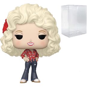 صخور البوب: Dolly Parton 1977 Tour Funko Vinyl Figure (مجمعة مع حالة واقي المربع المتوافق) ، متعدد الألوان ، 3.75 بوصة