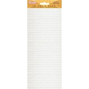 Best Creation, Inc 3D Pop Dots-Small Square (6 Sheets) Dual-Adhesive Foam Mount