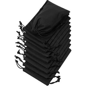 DR Drawstring Bags 12-Pack For Storage Pantry Gifts (4 x 6 inch - 12 pack)