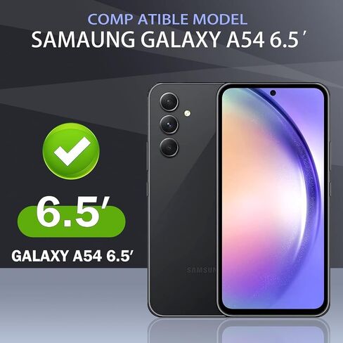 [2 Pack for Samsung Galaxy A15 5G Privacy Screen Protector,Tempered Glass Anti Spy Black Shatterproof Protect Film for Galaxy A15 6.5 inch, Bubble Free Anti Scratch Case Friendly Accessories in Kuwait