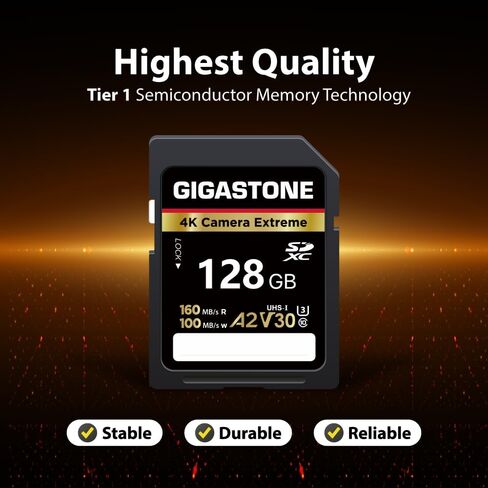 بطاقة جيجاستون SD سعة 512 جيجابايت، كاميرا اكستريم، بطاقة ذاكرة A2 V30 U3 SDXC عالية السرعة فيديو UHD متوافق مع كاميرا Canon Nikon Sony Panasonic الرقمية، مع حقيبة صغيرة واحدة in Saudi Arabia