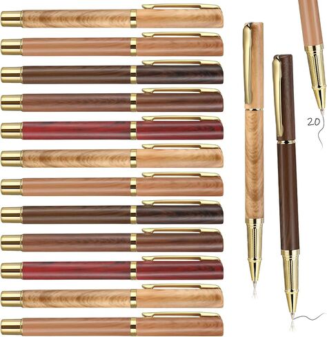 Perkoop 20 PCS هدايا المعلم هدايا تقديرات أقلام للنساء للنساء الموظفين زميل في العمل ملهمة صغيرة شكرا لك أقلام الحبر الأسود لمدرسة مكتب ممرضة الموظفين (الخشب ، الحبوب الخشبية) in Kuwait