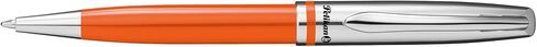 Pelikan Jazz Classic Ballpoint Pen, Medium Nib, Blue Ink Refill Included, Metal, Orange, Blister Card, 1 Each (815062) in Saudi Arabia