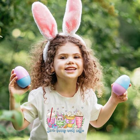 ‌Easter Party Iron-on Patches for Clothing - 4PCS Festive Easter Bunny Iron-on Transfer Sticker Waterproof Colorful Egg Rabbit Flower Design Heat Transfer Vinyl Appliques for T-Shirt Dress DIY Decor in Saudi Arabia