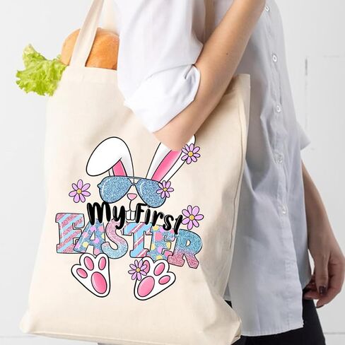 ‌Easter Party Iron-on Patches for Clothing - 4PCS Festive Easter Bunny Iron-on Transfer Sticker Waterproof Colorful Egg Rabbit Flower Design Heat Transfer Vinyl Appliques for T-Shirt Dress DIY Decor in Saudi Arabia